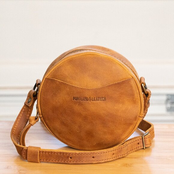 Portland Leather Handbags - Small Circle Bag in Dakota